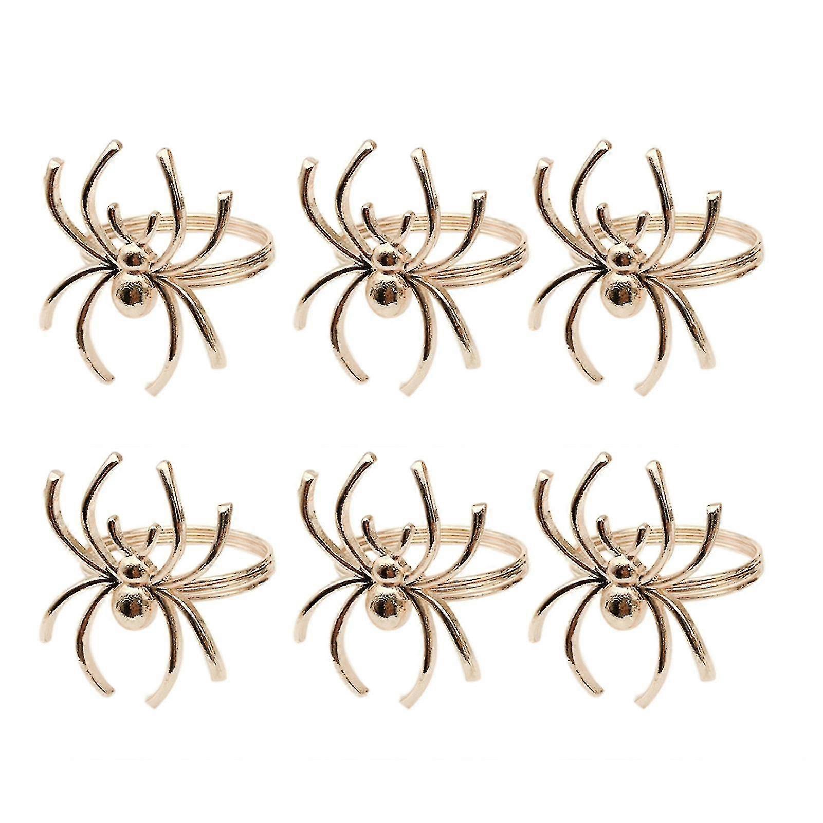 6pcs/set Unique Napkin Ring Long Lasting Wear-resistant