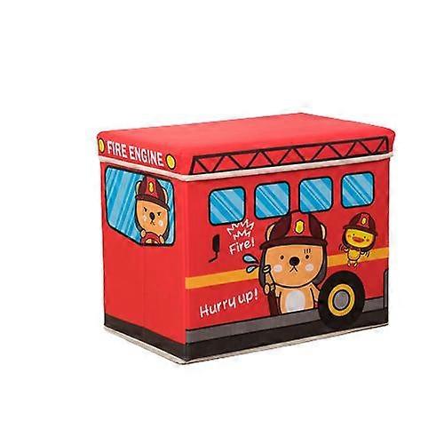 Creative Storage Box Canvas Cartoon Train Storage Basket for Organizing