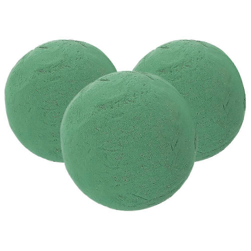 3pcs Flower Ball Flowers Foam Sponge Greenery Fresh Flower Foam Mud Floral Wet Foam-yzy