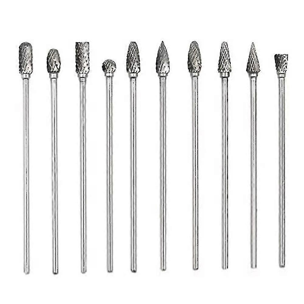 Forney 60139 Tungsten Carbide Burr Cylindrical | 1/4" Head, 1/8" Shank, 90K Max RPM For Die Grinders