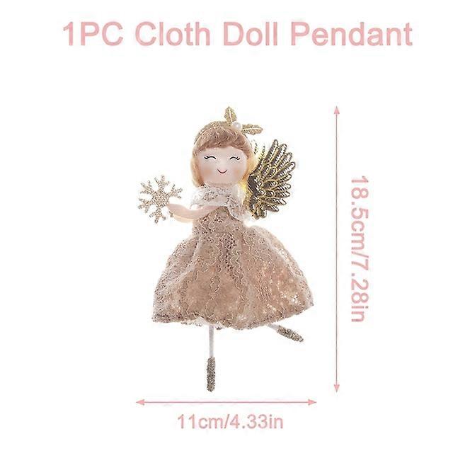 Christmas Angel Dolls Merry Christmas Tree Decoration for Home 2023 Cristmas Xmas Navidad Natal Noel Gifts Happy New Year 2024