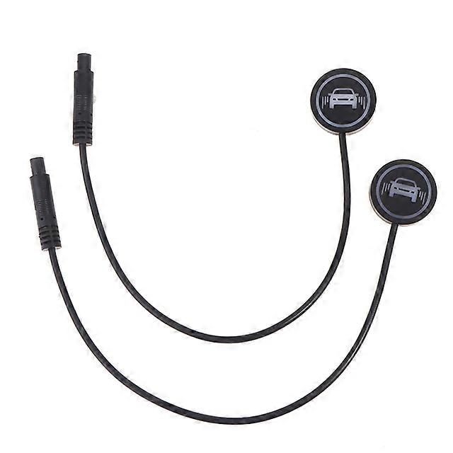 2Pcs Car Blind Spot Detection System BSD Warning Light Distance Assist Lane Changing Tool Mirror Radar Detection System