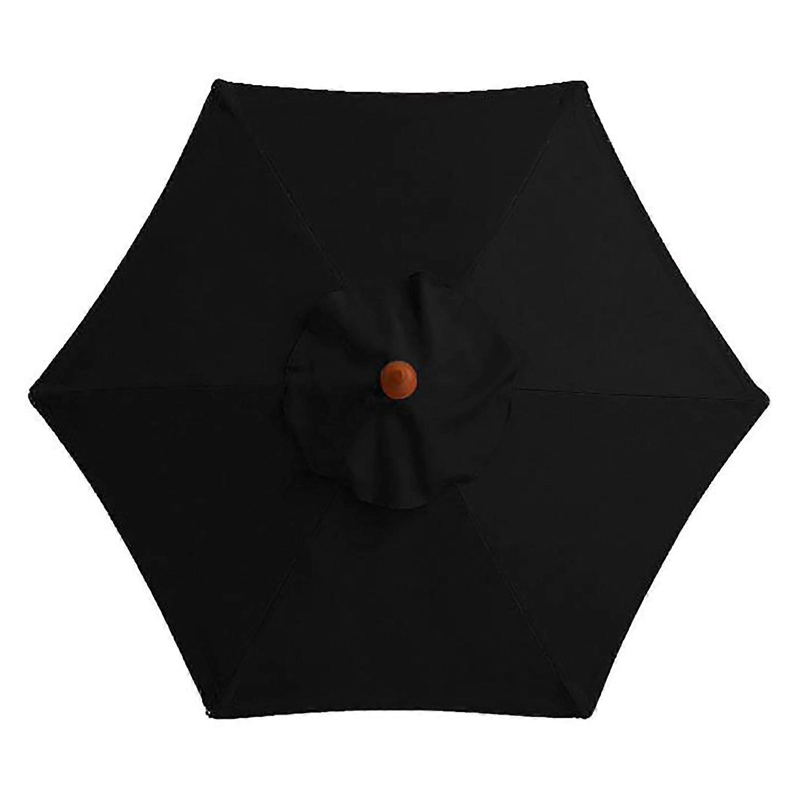 3M Sostituzione Baldacchino Ombra Panno Patio Ombrellone Parasole 6 Nervature Per Forniture Da Giardino