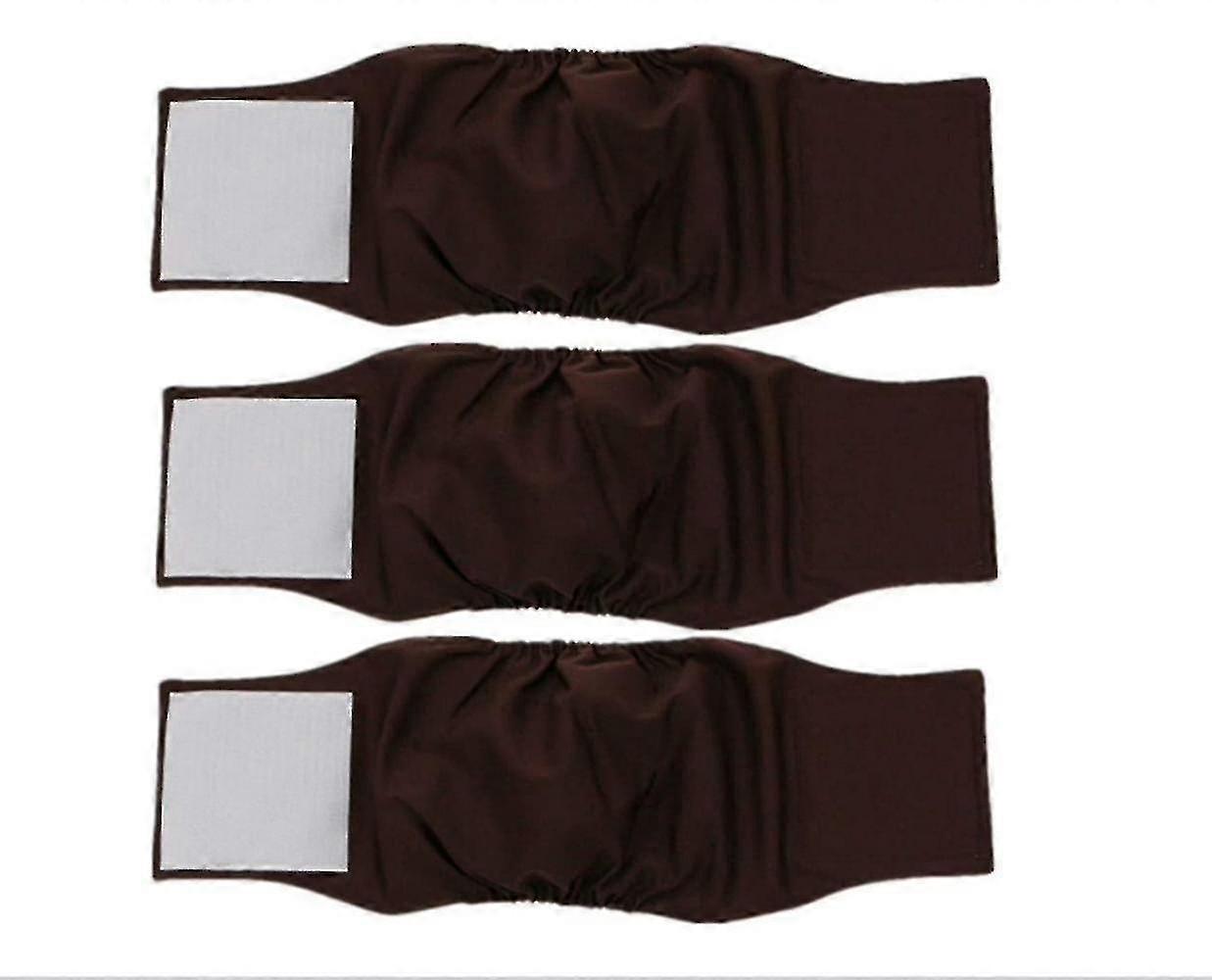 3 kpl pestävät koiranvaippa, mukavat pitkäkestoiset uudelleenkäytettävät koiranvapat