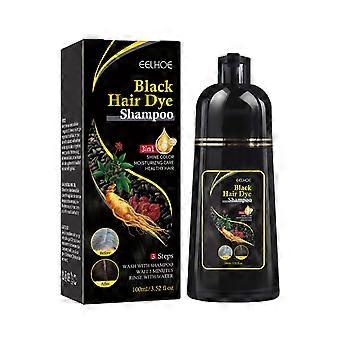 Shampoo per capelli neri per capelli naturali, shampoo istantaneo per capelli neri shampoo per tinture per capelli per uomini donne colore nero