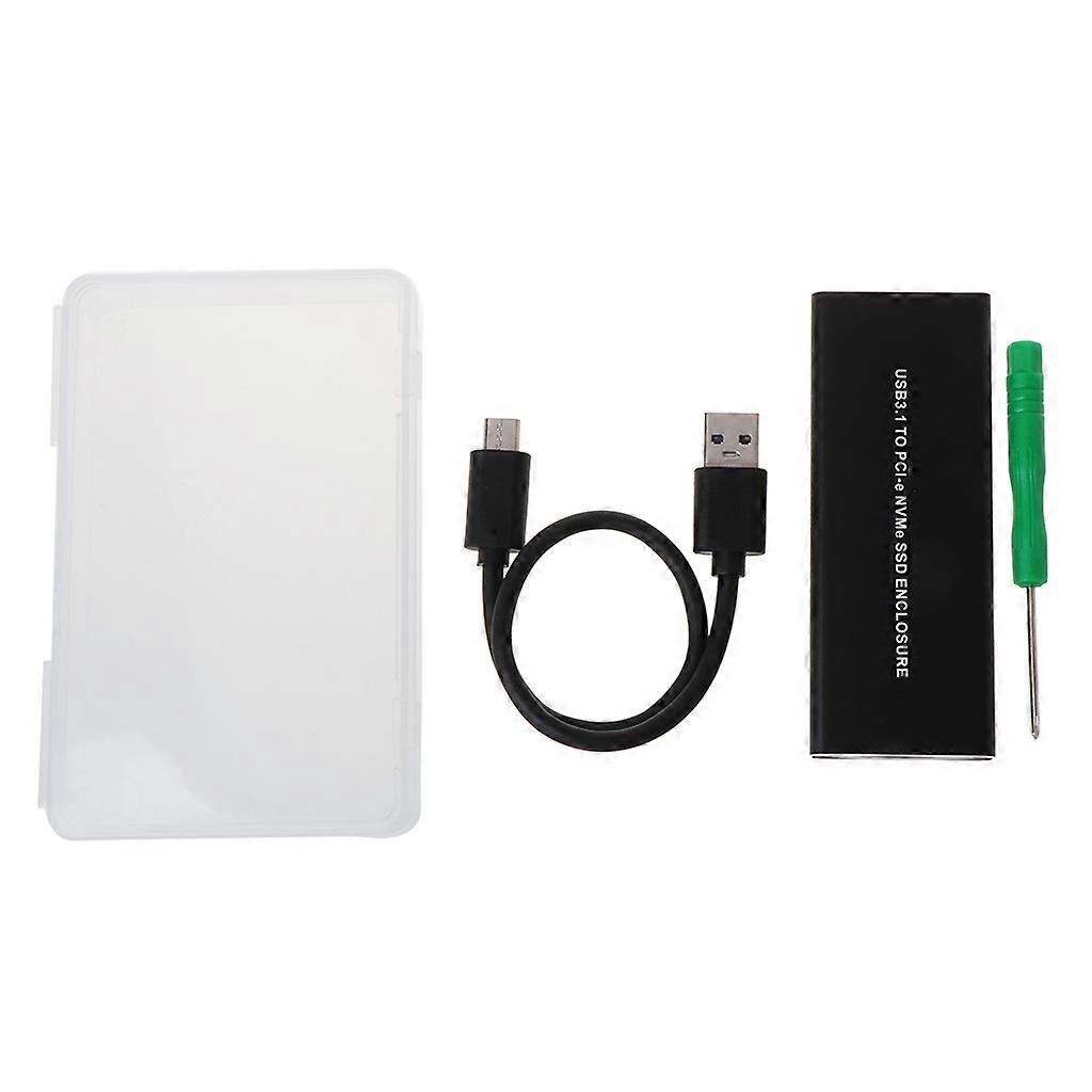 SSD Adapter for NVME SSD Disk Box M.2 SSD Enclosure Case with Cable Replace