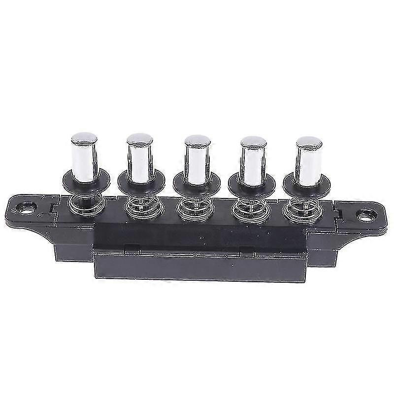 Five-position Plug-in Button Switch For Range Hood Five-position Silver Switch Shytmv
