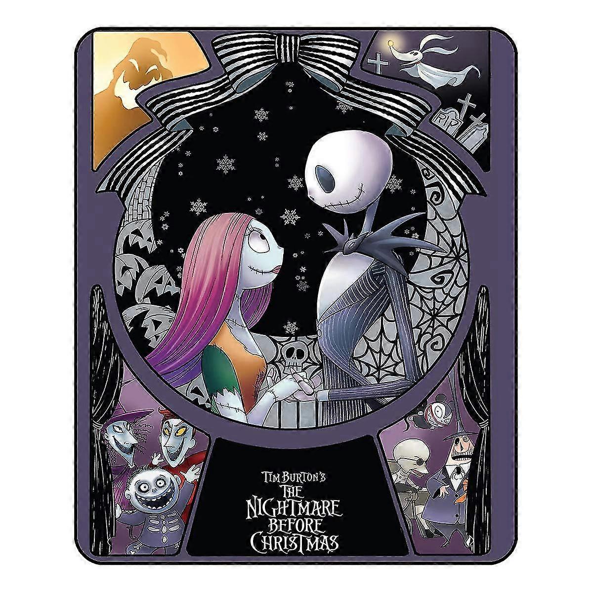 2025 بطانية رمي الصوف الجديدة لينة الدافئة للأطفال ، كابوس قبل بطانية رمي عيد الميلاد