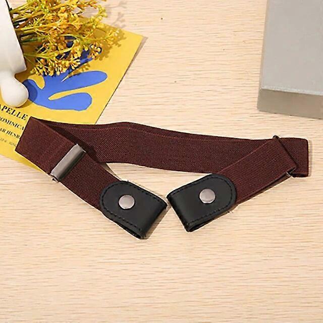 Buckle-Free Belt Dress Ladies Slim Sports Trend Jeans Women's Punk Style Comfortable Elastic New Waist Pants Stretch Elastic