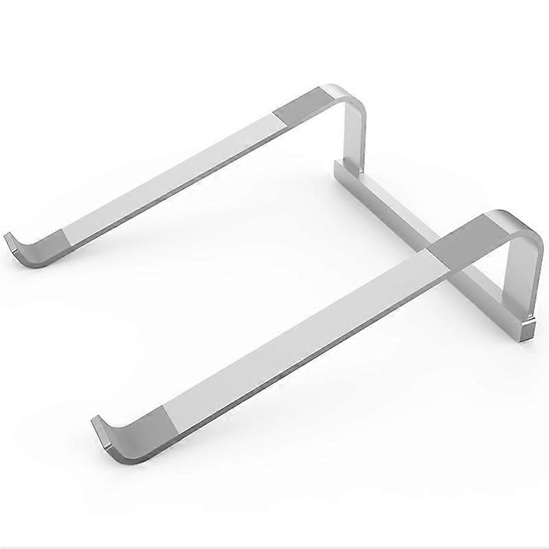 Desktop Laptop Stand Stable Stand Ergonomic Aluminum Computer Riser Laptop Cooling Stand (Silver)