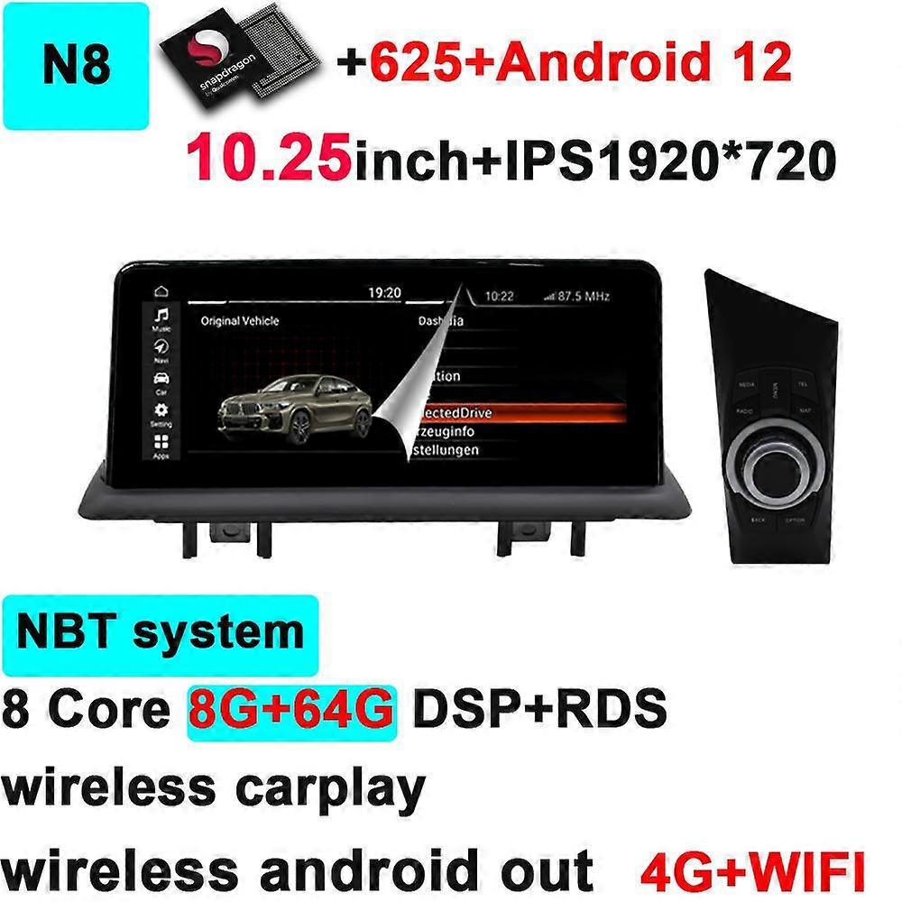 Carplay Car Audio Navigation GPS Multimedia Radio Video Player for BMW 1 Series E81 E82 E87 2006 207 2008 2009-2011 Android 12