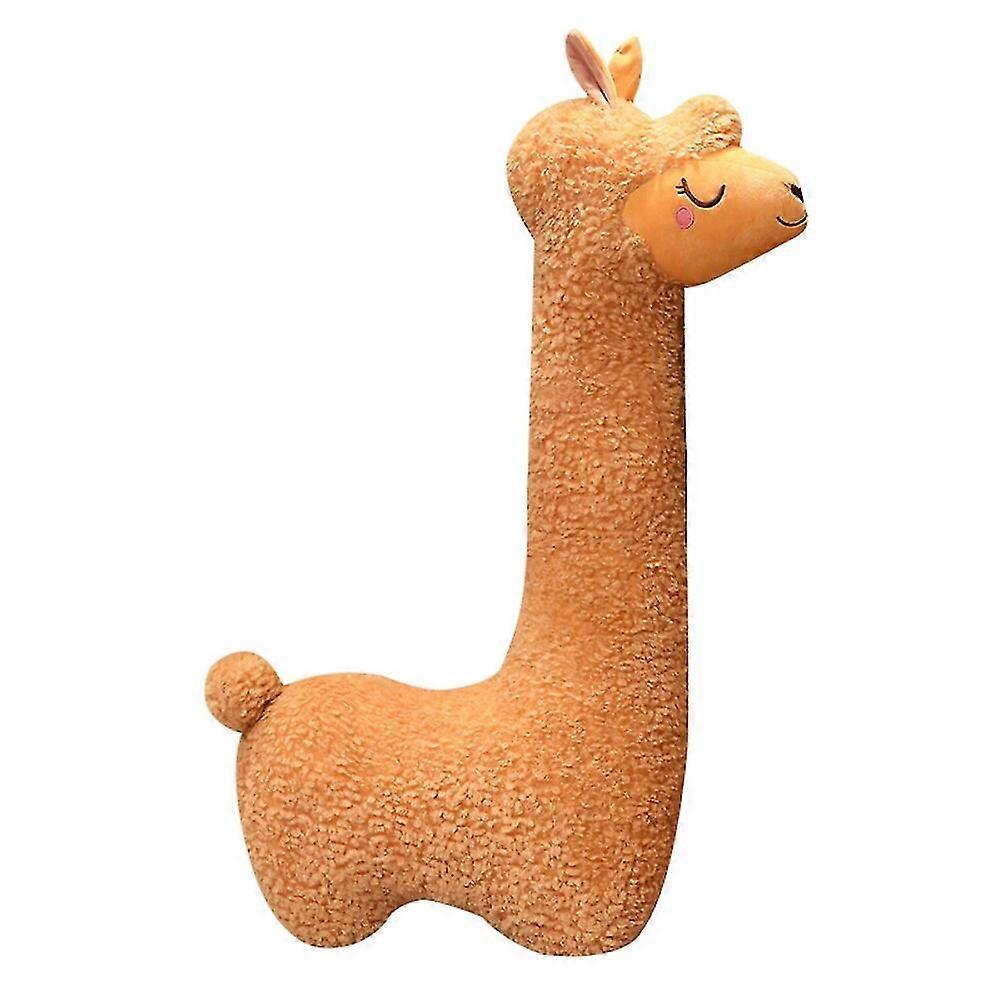 75/100/130cm Lovely Alpaca Toy Soft Plush Llama Animal Dolls Japanese Cute Sheep Long Cushion