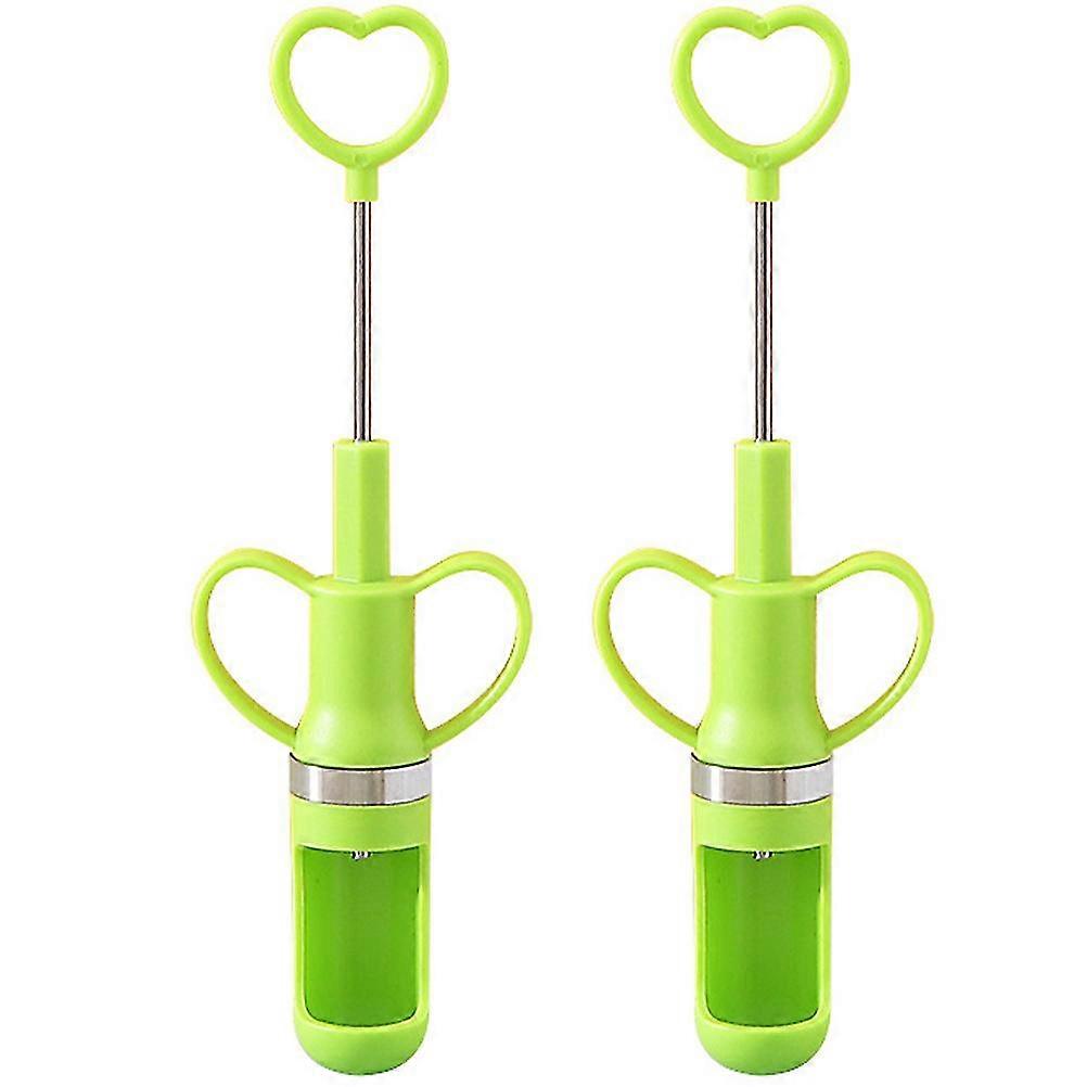 2pcs Cherry Pitter Tools Red Date Core Pitters Multifunctional Hawthorn Core Removers