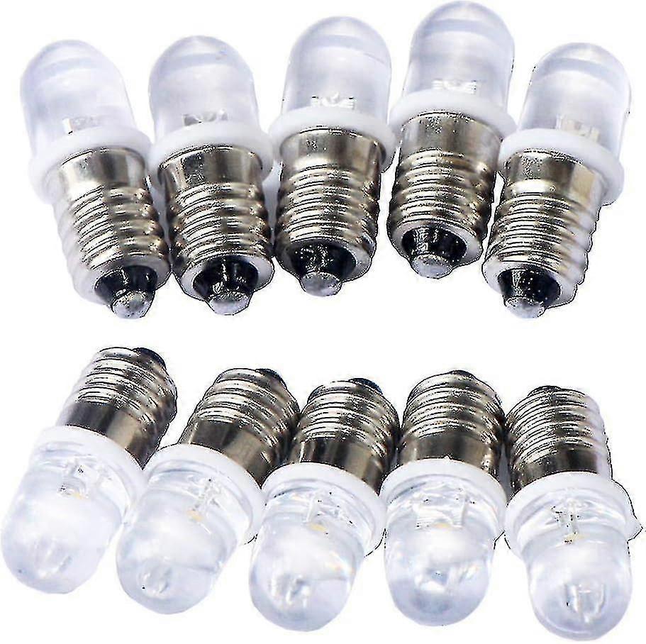 10pcs E10 12v Led Bulb Warm [XH]