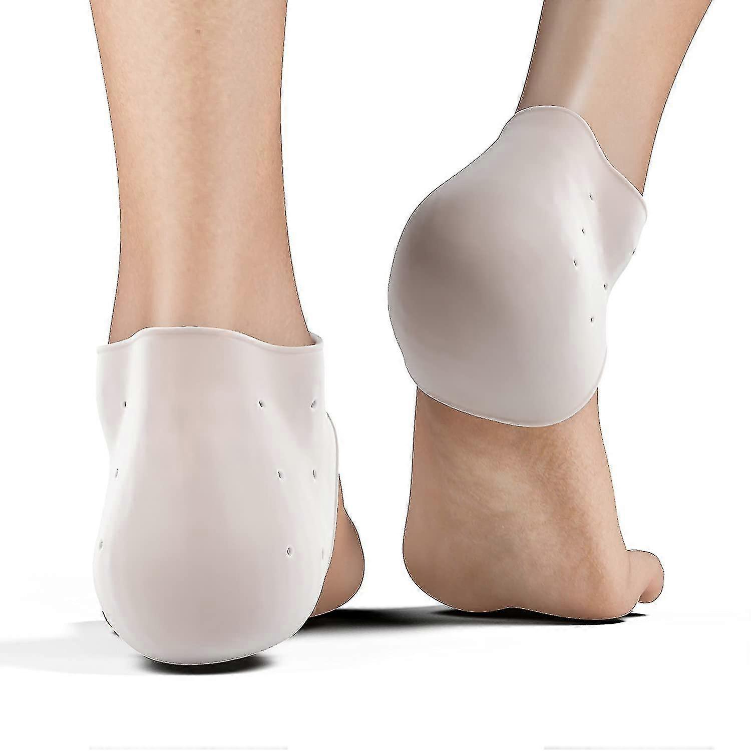 Heel Cups For Heel Pain,thick Heel Support For Plantar Fasciitis,silicone Heel Protector Pads,heel Cushion