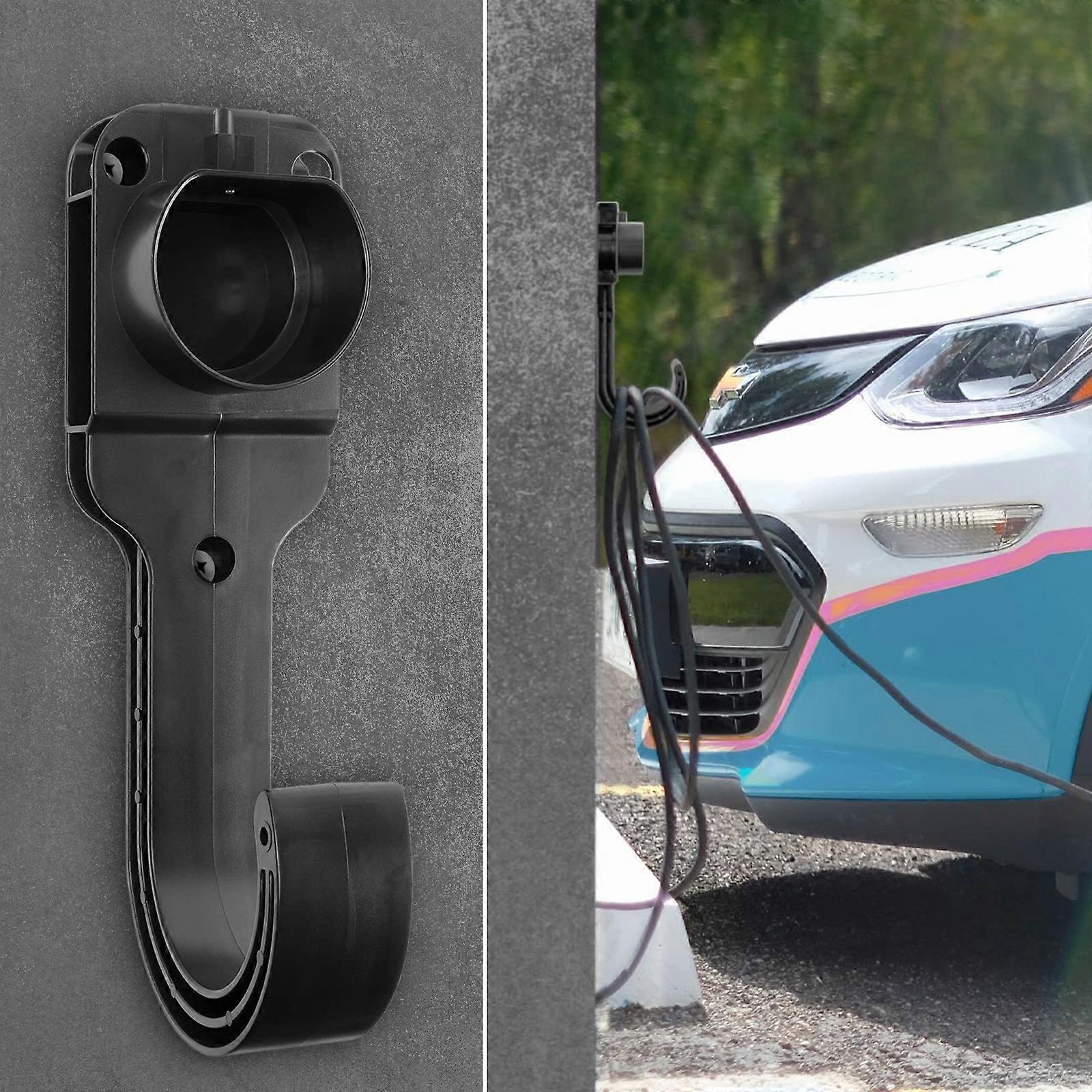 Wall EV charger cable holder gun head socket for Type1 Type2 EVSE J1772 connector EU plug