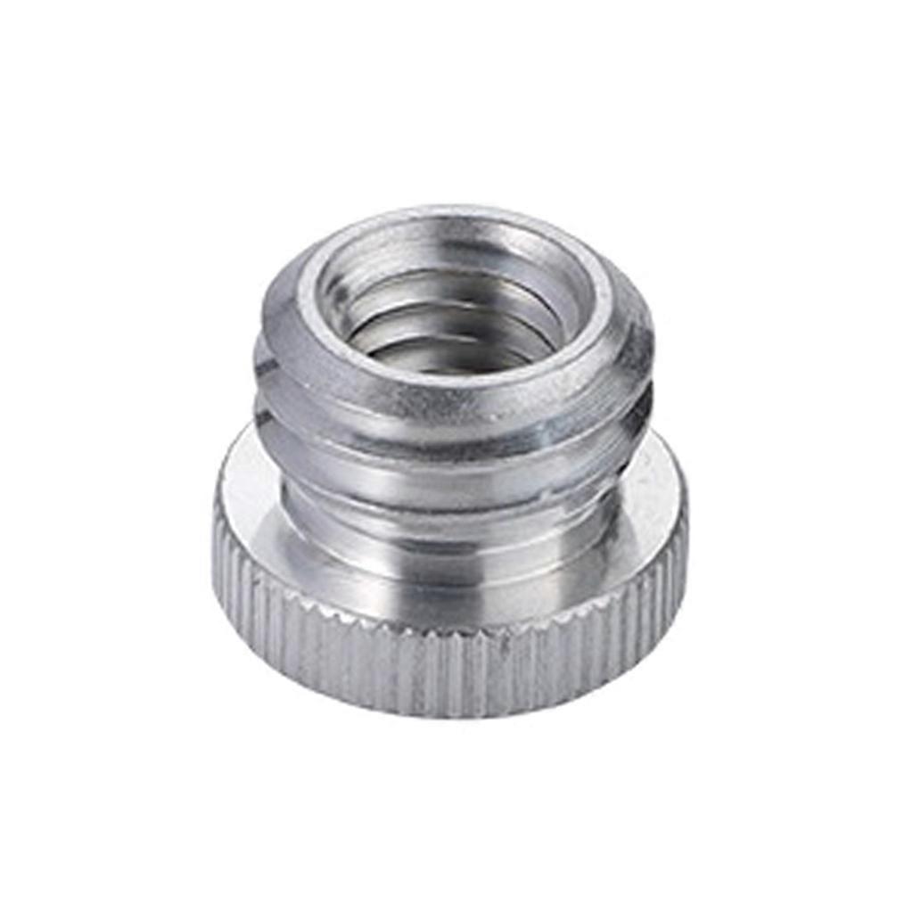 Alumíniumötvözet csavaros adapter menetes adapter 1/4 - 5/8 &; 3/8 - 5/8 mikrofonállványhoz és kameraállványhoz