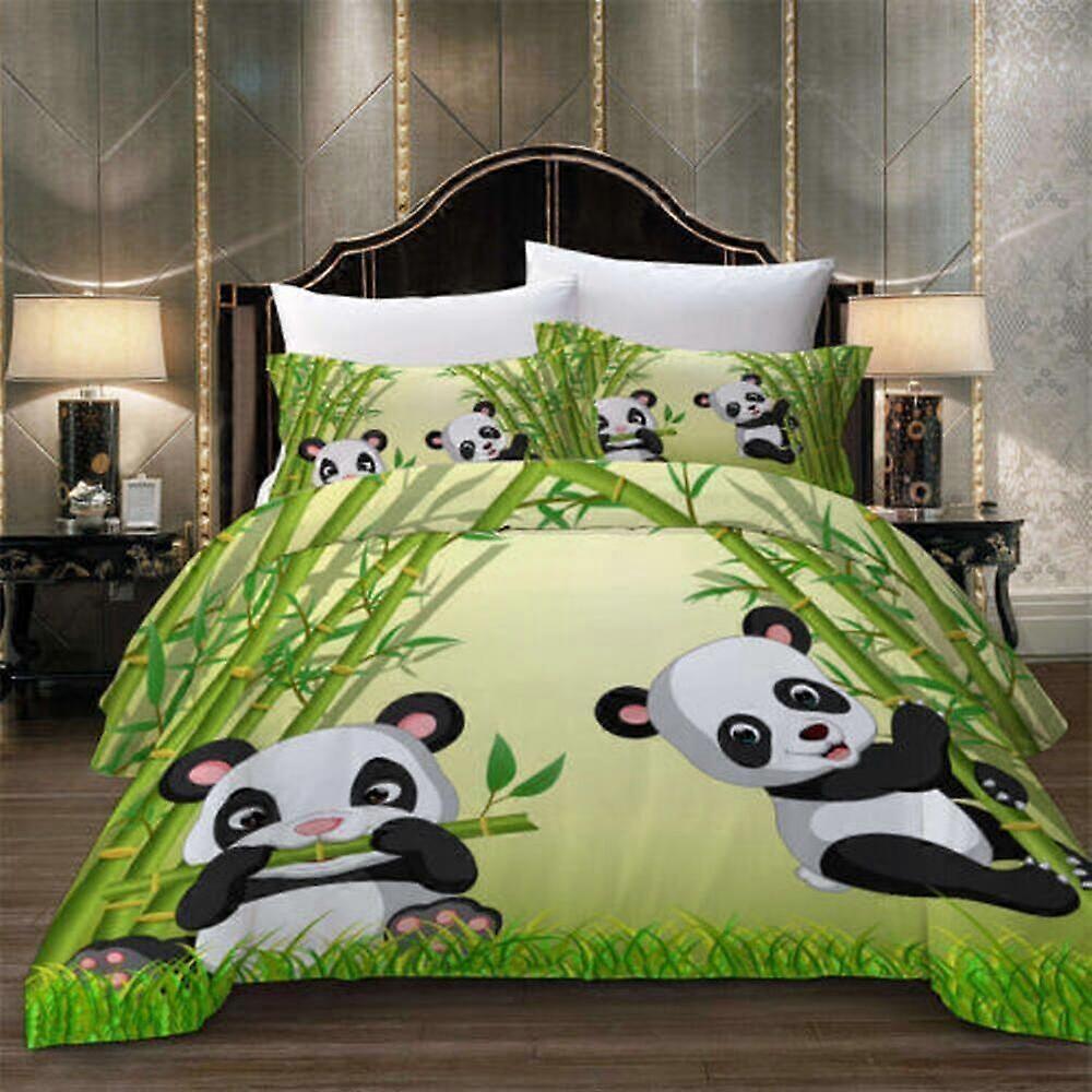 v3819 Lakan Babybjörn Bambu Skog Påslakan Set Sängkläder Sovrum Inredning Lakan IU3819