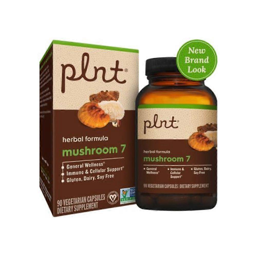 Mushroom 7 Herbal Blend - Enhances Overall Wellness (90 Vegetarian Capsules)