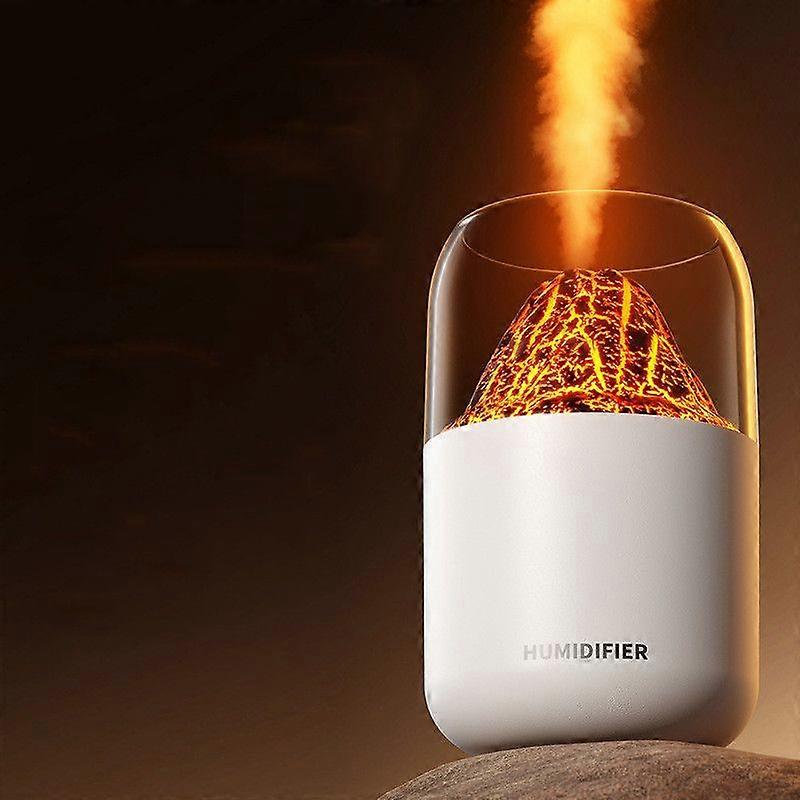 Simulated Flame Humidifier Household Lamp Humidifier Vehicle Mounted Aromatherapy Machine Large Spray