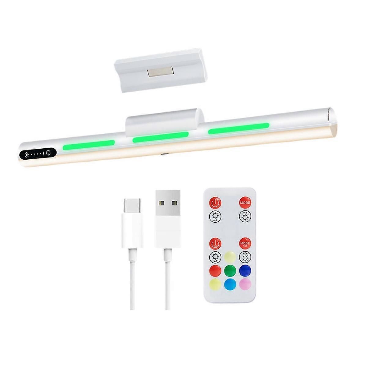 Magnetic Lamp Touch Control Adjustable Color Brightness and Angle Makeup Light Rgb Atmosphere Lamp White