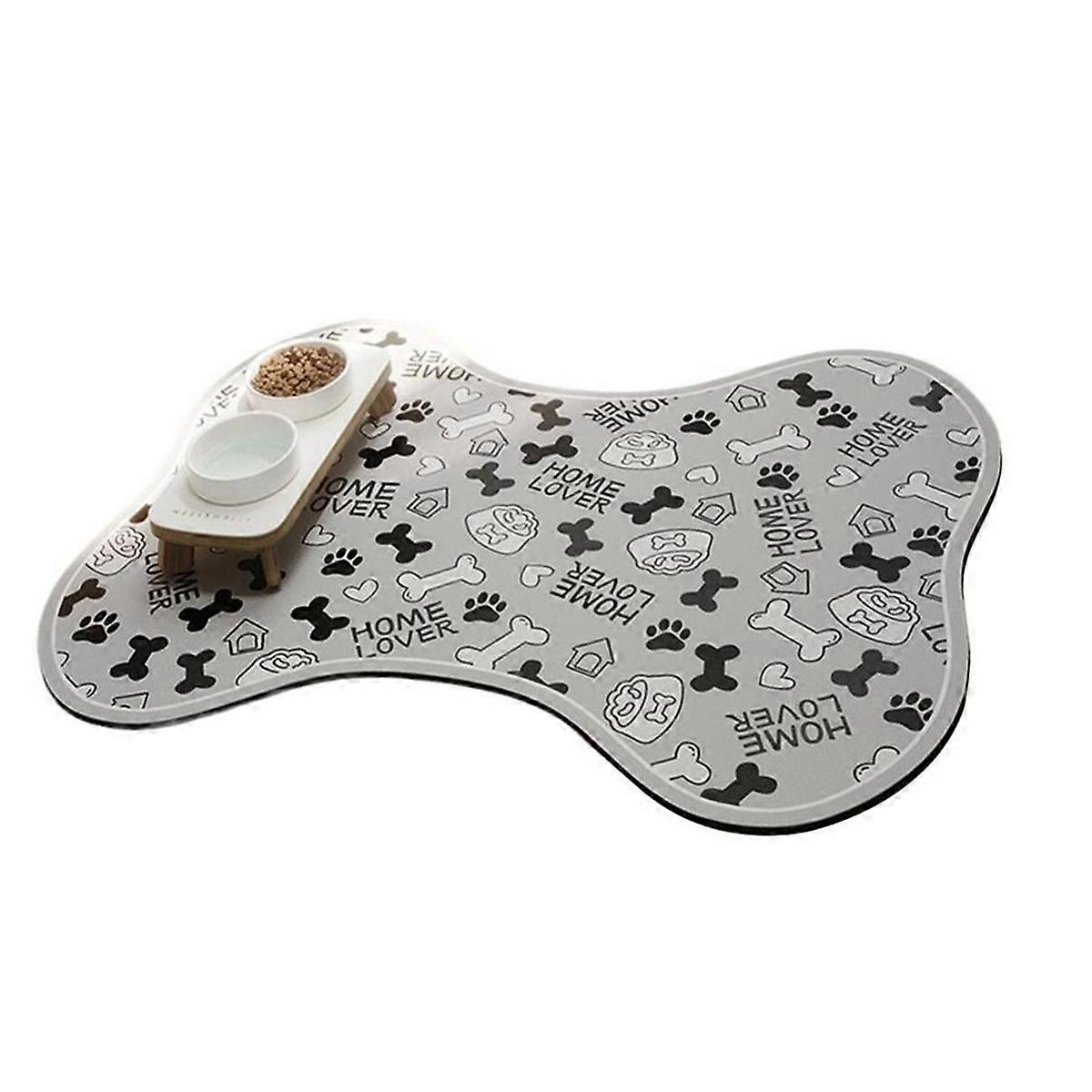 ドッグフードマット滑り止め吸収性ドッグボウルマットドッグボウルマットドッグアクセサリーペット用品QuickDry D