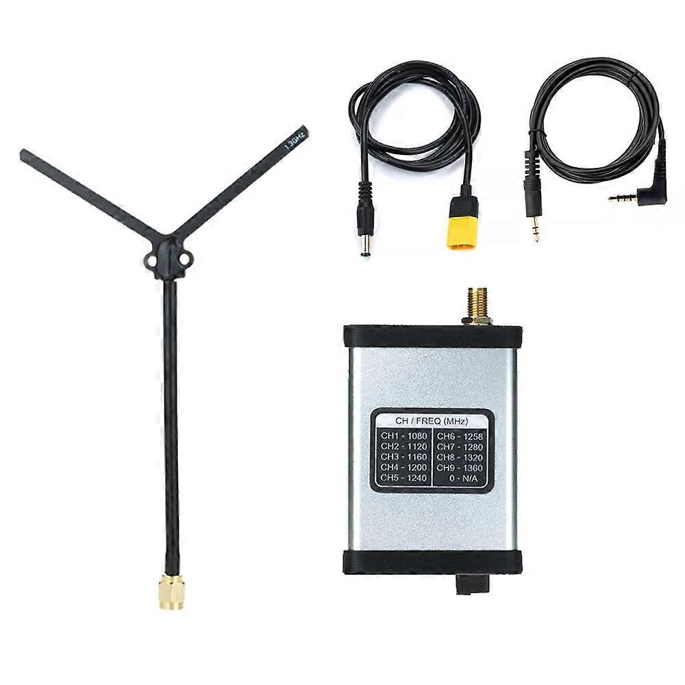 HMRC 1.3GHz 8CH 25mW/800mW 7-36V FPV Transmitter Receiver Module Video Transmission Set for RC Drone