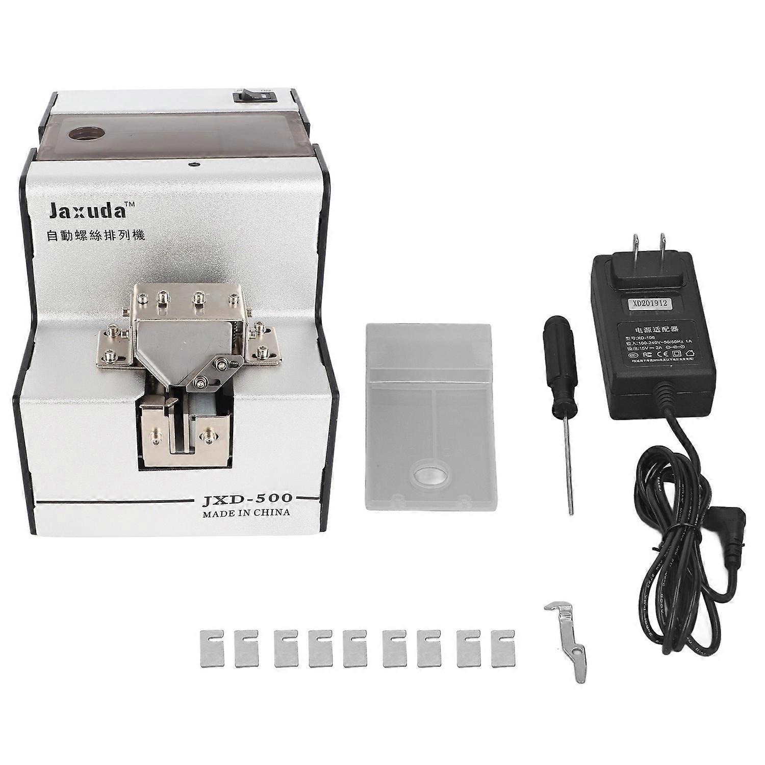 Automatic Screw Feeder Supplier Adjustable Self Tapping Screw Conveyor Machine 100‑240V US Plug