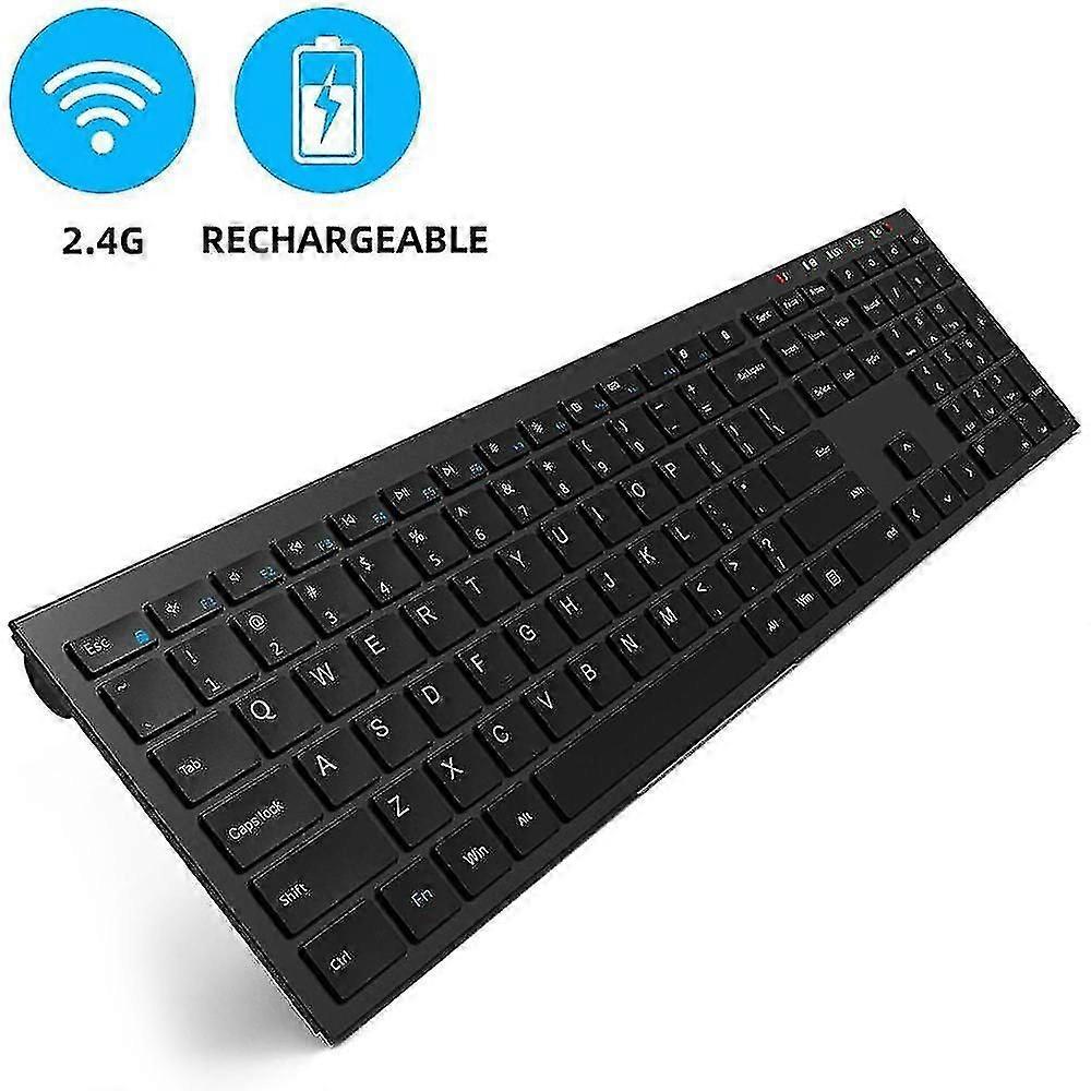 109 Keys 2.4g Wireless Recharable Laptop Wireless