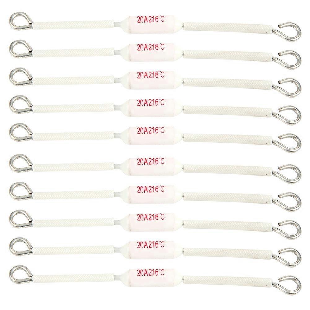 10PCs Ceramic Fuse Electrical Accessory Industrial Parts Wiring Terminal Block 250V 20A