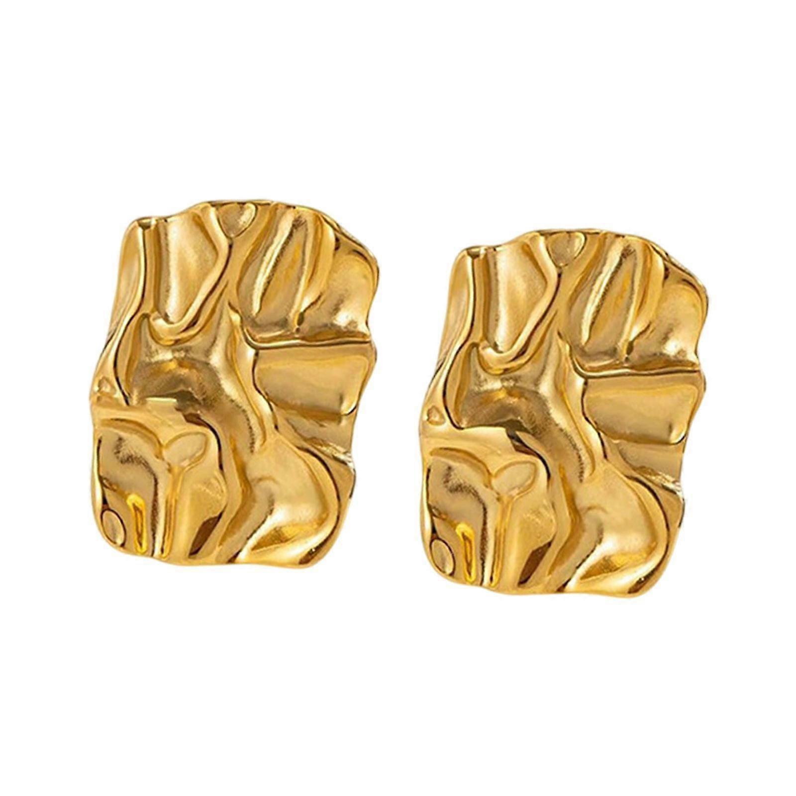 Geometric Ear Studs Classic Unique Stud Earrings for Wedding Engagement Gift