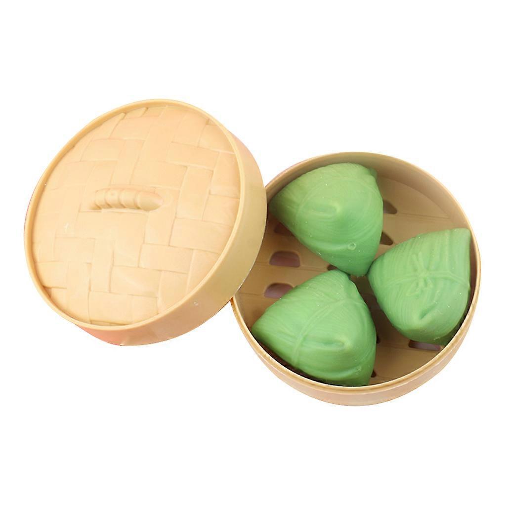 Simulation Food Cute for Creative Toy Decompression Toy Pinch Zongzi for Heal Emotions Relief Stress Toy for Kids and Ad