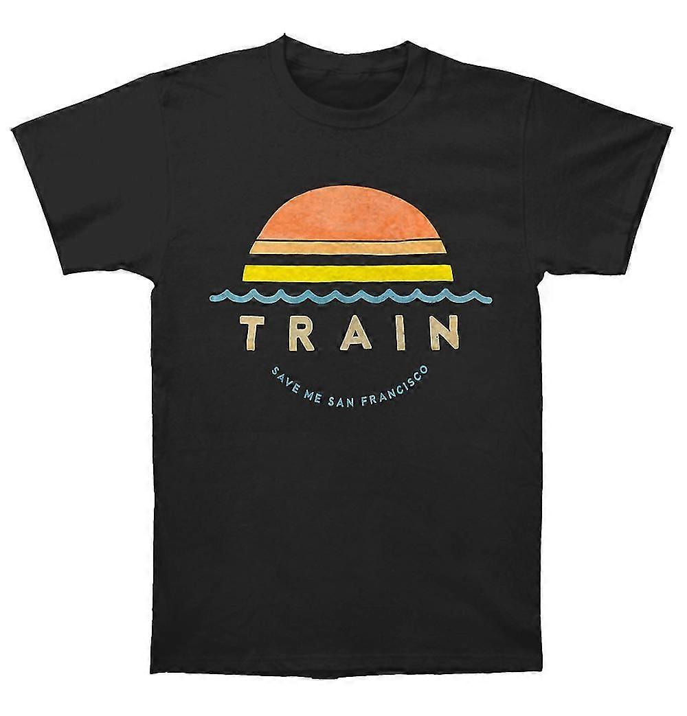 Train Sunset Wave T-Shirt