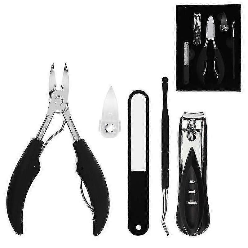 Professional Podiatrist Manicure Kit - Large Nail Clipper Set For Ingrown Thick Nails