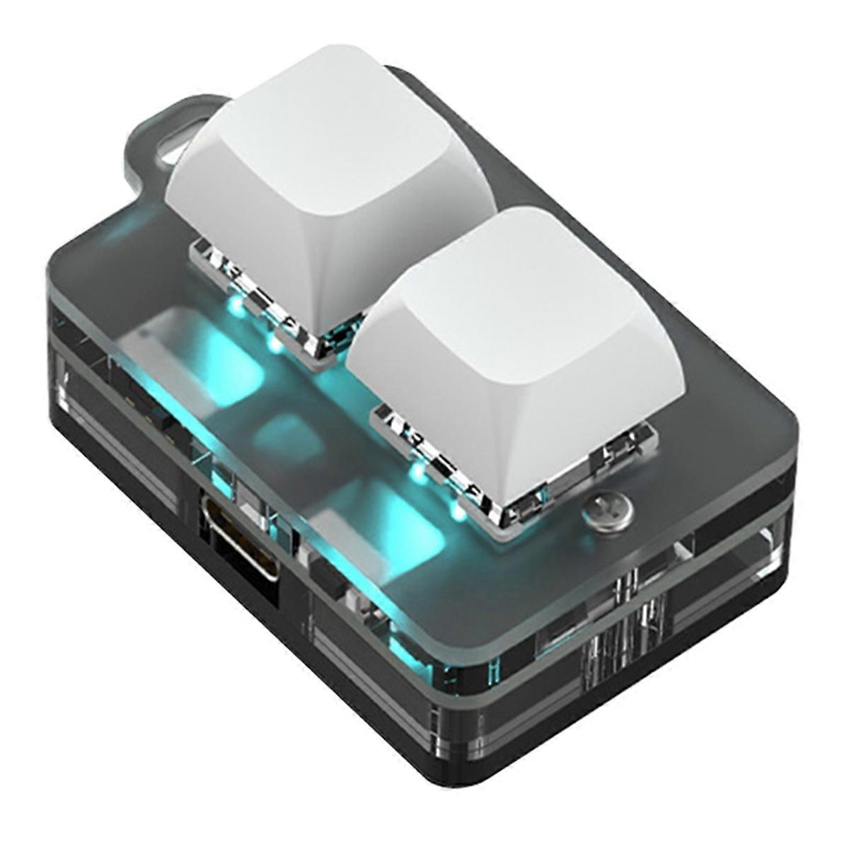 Bluetooth Mini 2 Key Keypad Copy Paste Hot Swap Games One key Password Mechanical key accessories f