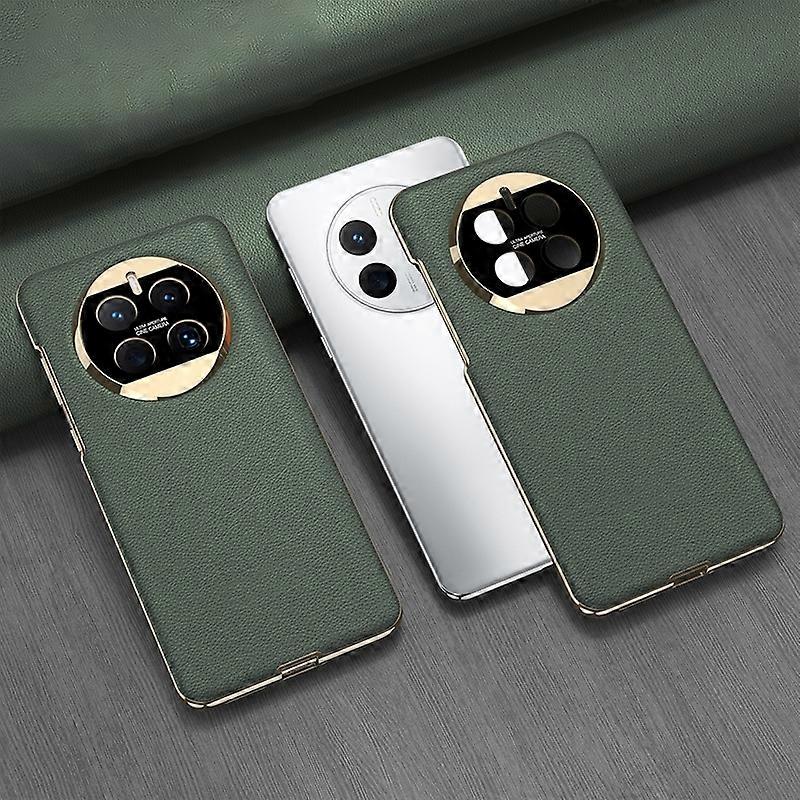 GKK Electroplating Leather Surface Phone Case For Huawei Mate 50