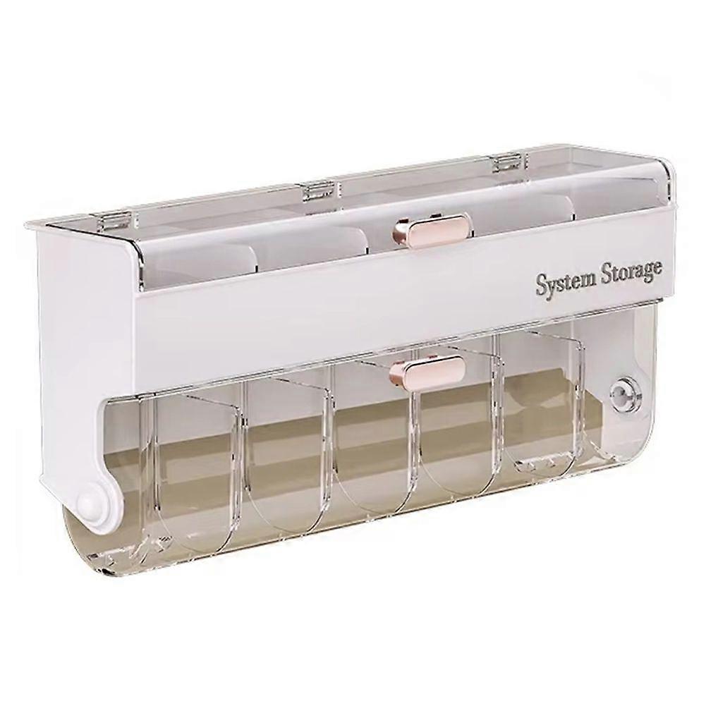 Wall-Mounted Sock Storage Box - Space-Saving Underwear Organizer for Wardrobe, Bedroom Panties, Dat