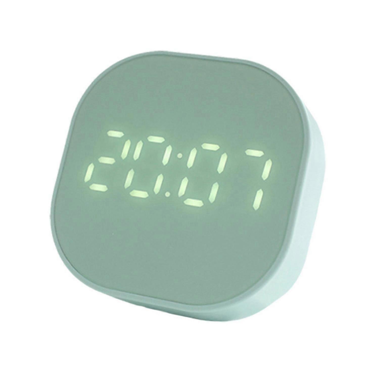 JUSTUP Digital Alarm ClockMulti-Functional Magnetic LED Smart Sensor Cute Alarm Clock for Kids --- Green
