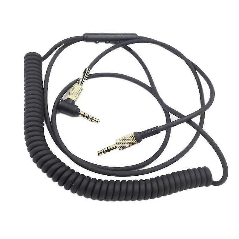 Spring Audio Cable Cord Line For Marshall Major Ii 2 Monitor Bluetooth Headphone