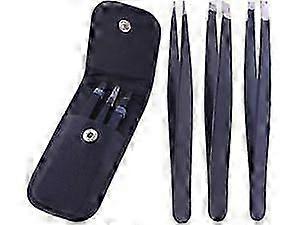 3 قطع * 2 مجموعة ملاقط حواجب دقيقة من الفولاذ المقاوم للصدأ