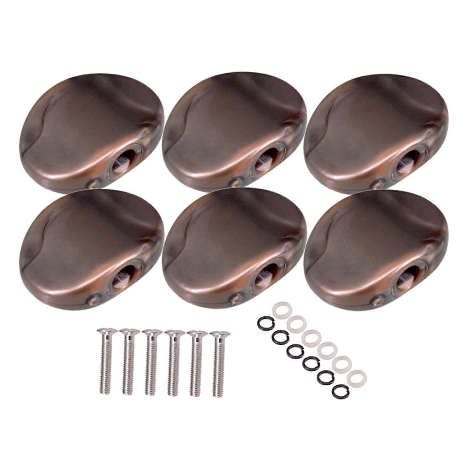 6pcs guitar Instruments tuning Pegs Buttons s Handle Knobs for style 1
