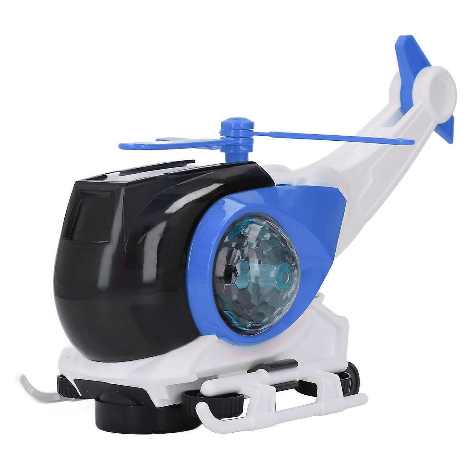 Electric Transforming Airplane Toy Helicopter Model Toy Rotating Helicopter Model with Light and Mus
