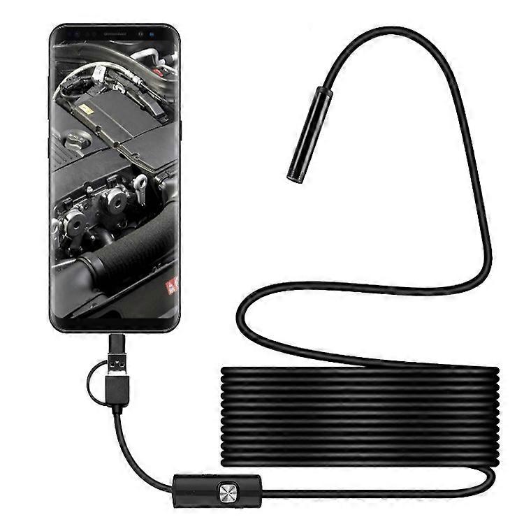 Endoscope, caméra endoscopique avec lumière, caméra d'inspection étanche avec lumière LED réglable