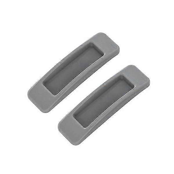 Affordable Dark Grey Glass Window Handle - Durable Plastic, Easy Installation, Strong Adhesive, 2 Pack