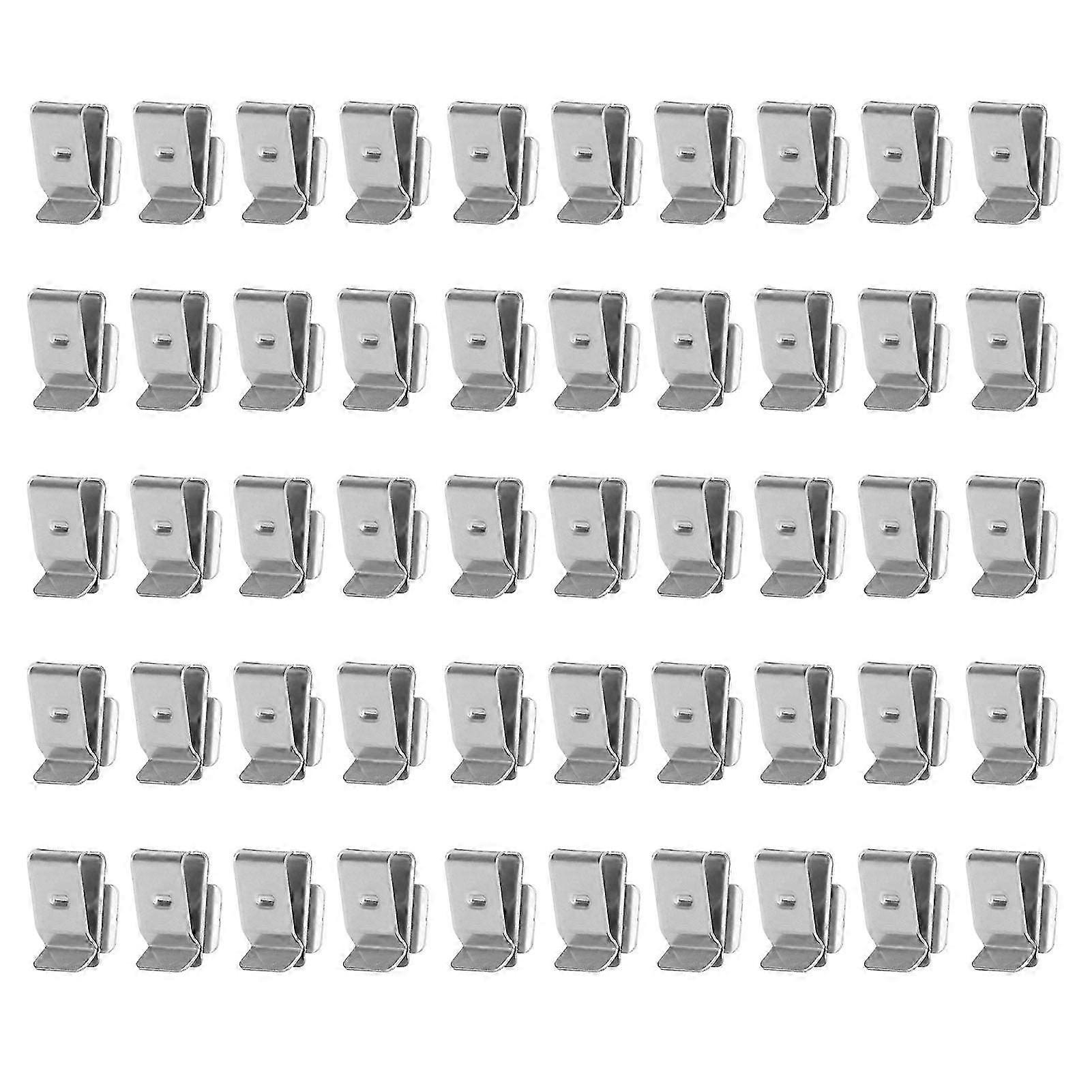 50 יח 'קליפ כבל פאנל סולארי עיצוב בארב קצה חלק 304 קליפסים חוט מסגרת נגרר נירוסטה למערכת PV