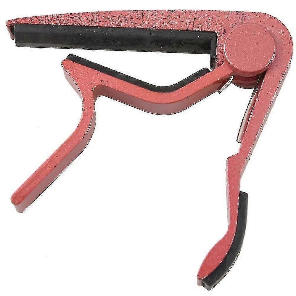Clamp Key Trigger Capo For Acoustic Electric Classic Guitar (pink)