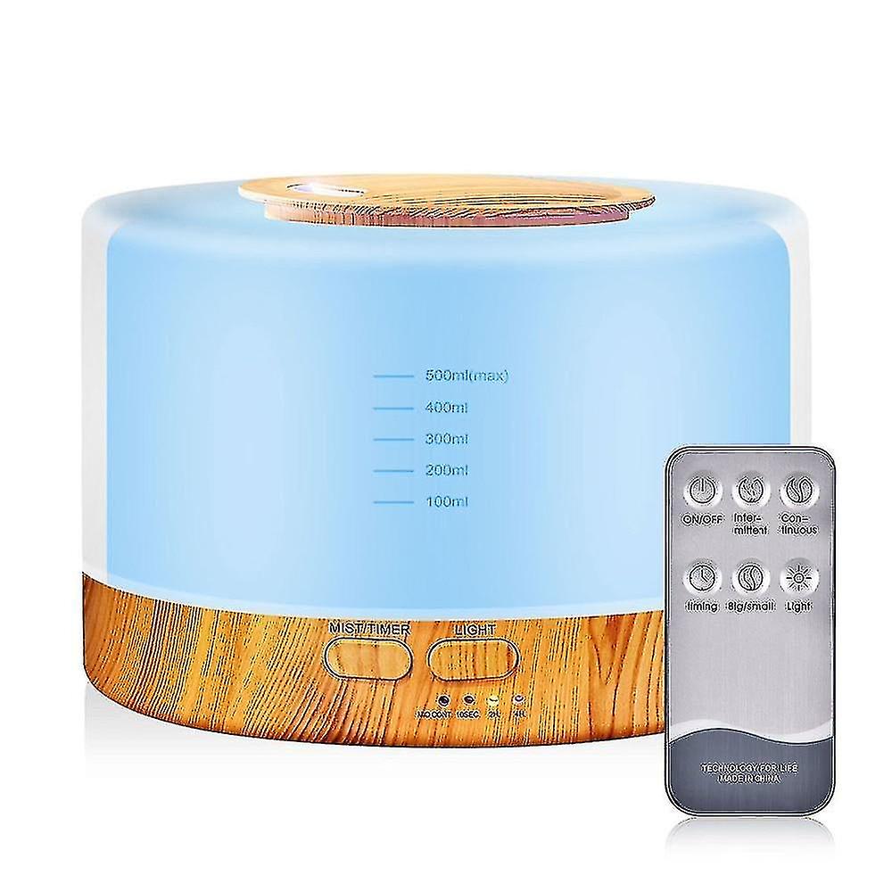 500ml Aromatherapy Diffuser Air Humidifier With Led Night Light Ultrasonic Cool Mist |humidifiers