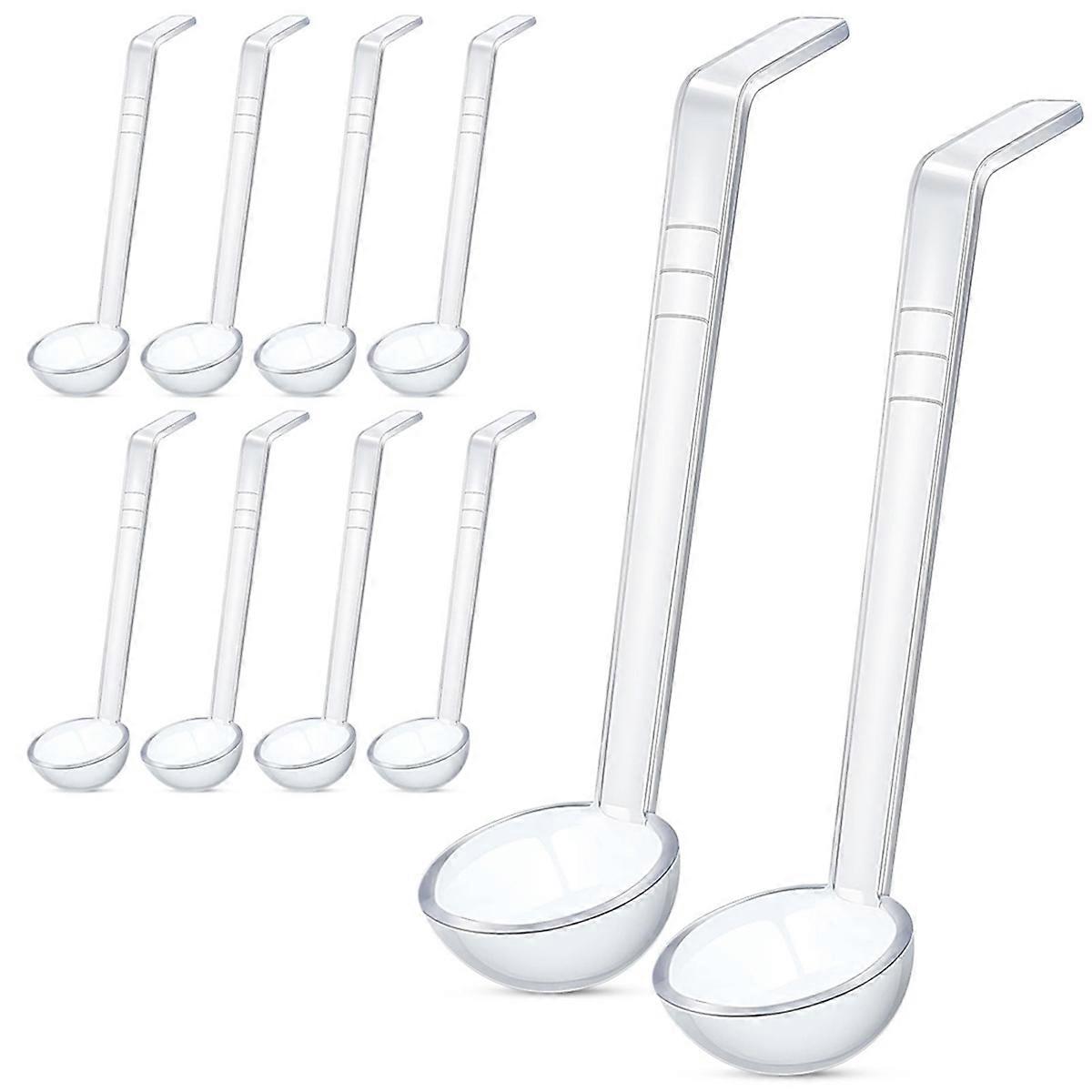Small Ladle Mini Ladle for Sauce Long Handle Plastic Punch Bowl Ladle