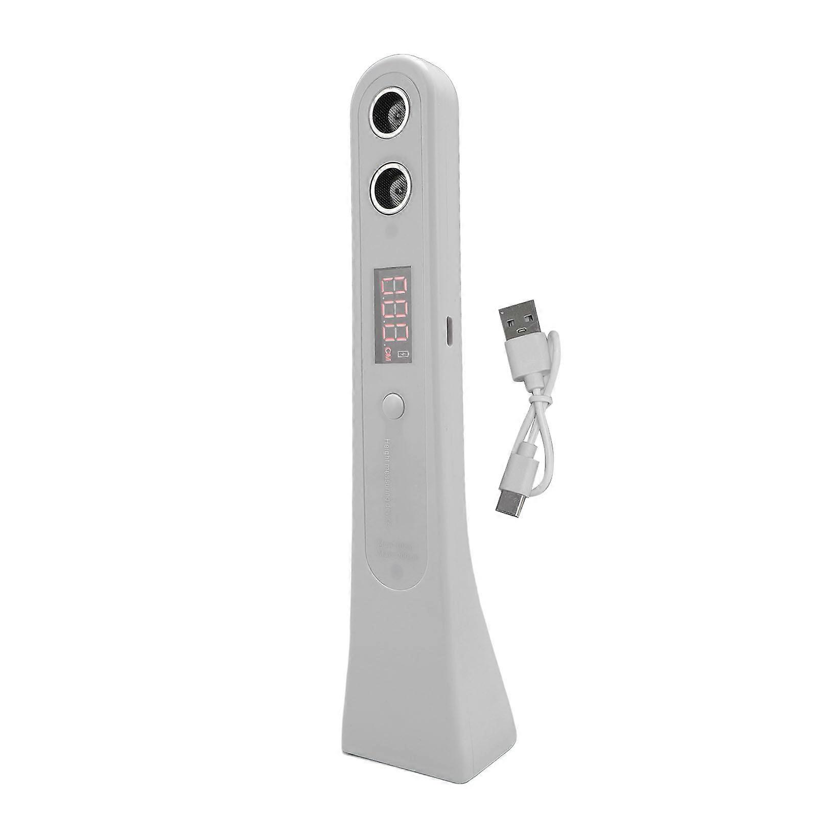 Rechargeable, portable, high-precision electronic height measurer for home
