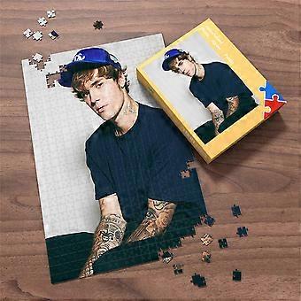 Stern Foto Puzzle Spiel Gehirn Übung Freizeit Unterhaltung Berühmtheit Foto Muster Puzzle
